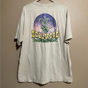 Thrashed Zellwood Sweet Corn Festival Graphic Tan T-Shirt Adult XL
